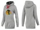 NHL Women Chicago Blackhawks Logo Pullover Hoodie 8