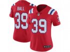 Women Nike New England Patriots #39 Montee Ball Vapor Untouchable Limited Red Alternate NFL Jersey