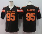Nike Browns #95 Myles Garrett Brown Vapor Untouchable Player Limited Jersey