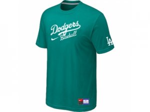 Los Angeles Dodgers Nike Short Sleeve Practice T-Shirt Green