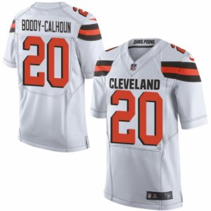 Men\'s Nike Cleveland Browns #20 Briean Boddy-Calhoun Limited White NFL Jersey