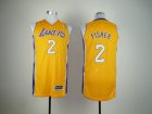 nba los angeles Lakers #2 fisher yellow[Revolution 30]