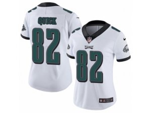 Women Nike Philadelphia Eagles #82 Mike Quick Vapor Untouchable Limited White NFL Jersey