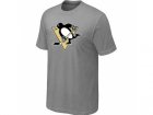 NHL Pittsburgh Penguins Big & Tall Logo L.Grey T-Shirt