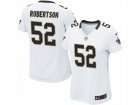 Women Nike New Orleans Saints #52 Craig Robertson Game White NFL Jersey