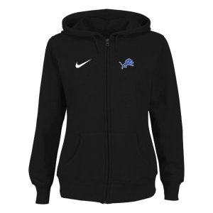 Women Detroit Lions Logo Pullover Hoodie-7