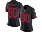 Mens Nike San Francisco 49ers #90 Solomon Thomas Limited Black Rush NFL Jersey