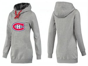 NHL Women Montreal Canadiens Logo Pullover Hoodie 8