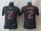 Women Nike Cleveland Browns #2 Manziel Black Jerseys(Impact Limited)