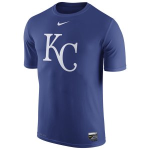 MLB Men\'s Kansas City Royals Nike Authentic Collection Legend T-Shirt - Blue