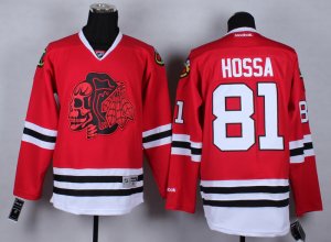 NHL Chicago Blackhawks #81 Marian Hossa Stitched red jersey[2014 new]