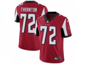 Mens Nike Atlanta Falcons #72 Hugh Thornton Vapor Untouchable Limited Red Team Color NFL Jersey