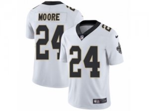 Mens Nike New Orleans Saints #24 Sterling Moore Vapor Untouchable Limited White NFL Jersey