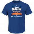 MLB Men's New York Mets Majestic 2016 Heart and Soul Spring Training T-Shirt - Blue