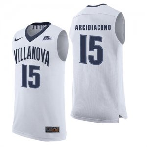 Villanova Wildcats #15 Ryan Arcidiacono White College Basketball Elite Jersey