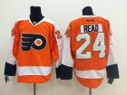 NHL philadelphia flyers #24 read orange-white jerseys