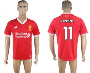 2017-18 Liverpool 11 FIRMINO Home Thailand Soccer Jersey