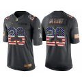 Men New England Patriots #29 LeGarrette Blount Anthracite Salute to Service USA Flag Fashion Jersey