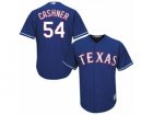 Youth Majestic Texas Rangers #54 Andrew Cashner Authentic Royal Blue Alternate 2 Cool Base MLB Jersey