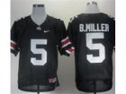 Ncaa Ohio State Buckeyes Braxton Miller #5 Black College Football Jerseys