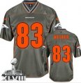 Nike Denver Broncos #83 Wes Welker Grey Super Bowl XLVIII NFL Elite Vapor Jersey