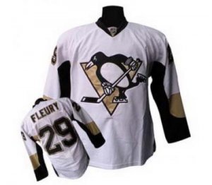 nhl pittsburgh penguins #29 fleury white