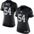 Women's Nike Oakland Raiders #54 Perry Riley Limited Black Team Color NFL Jersey