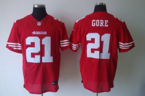 Nike San Francisco 49ers #21 Frank Gore red Elite jerseys