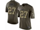 Mens Nike Green Bay Packers #27 Josh Jones Limited Green Salute to Service NFL Jersey