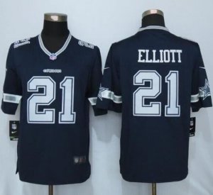 Nike Dallas Cowboys #21 Ezekiel Elliott Navy Blue Team Color Men Stitched NFL Limited Jersey