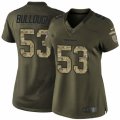 Women's Nike Houston Texans #53 Max Bullough Limited Green Salute to Service NFL Jersey