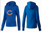 Women Chicago bears Logo Pullover Hoodie-026