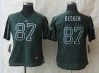 Women 2014 New Nike New York Jets #87 Decker Green Jerseys(Drift Fashion)