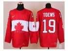 nhl jerseys team canada #19 toews red[2014 winter olympics]