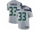 Mens Nike Seattle Seahawks #33 Tedric Thompson Vapor Untouchable Limited Grey Alternate NFL Jersey