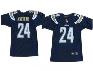 Nike San Diego Chargers #24 Ryan Mathews dk.blue elite(2013)