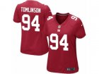 Women Nike New York Giants #94 Dalvin Tomlinson Game Red Alternate NFL Jersey