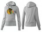 NHL Women Chicago Blackhawks Logo Pullover Hoodie 23