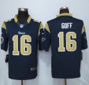 Nike St. Louis Rams #16 Jared Goff Navy Blue Team Color Men Stitched NFL Limited Jersey