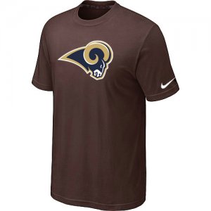 Nike St. Louis Rams Sideline Legend Authentic Logo T-Shirt Brown