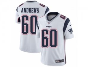 Mens Nike New England Patriots #60 David Andrews Vapor Untouchable Limited White NFL Jersey