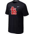 MLB St.Louis Cardinals Heathered Black Nike Blended T-Shirt