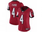 Women Nike Atlanta Falcons #4 Brett Favre Limited Red Team Color NFL Jersey