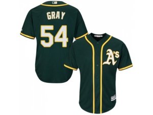 Youth Oakland Athletics #54 Sonny Gray Green Cool Base Stitched MLB Jersey