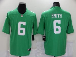 Mens Philadelphia Eagles #6 DeVonta Smith Light Green 2021 Vapor