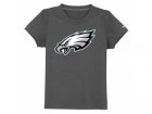 nike Philadelphia eagles authentic logo youth T-Shirt dk.grey