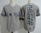 Yankees Legendary Players Numbers Gray Cool Base Jersey