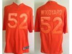 ke Denver Broncos #52 Wesley Woodyard Full Orange Jerseys(Drenched Limited)