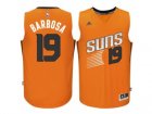 Mens Phoenix Suns #19 Leandro Barbosa adidas Orange Swingman Alternate Jersey