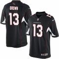 Mens Nike Arizona Cardinals #13 Jaron Brown Limited Black Alternate NFL Jersey